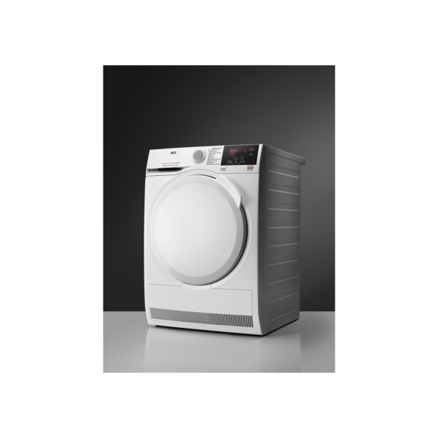 AEG T7DBG840N 
Tumble dryer. 7000 Series, SensiDry technology. 8kg capacity, Easy iron, Bed linen a