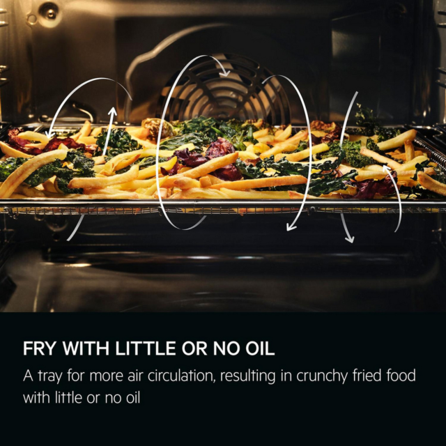 AEG TE7PB731AT 71L Electric Built-In Oven Black