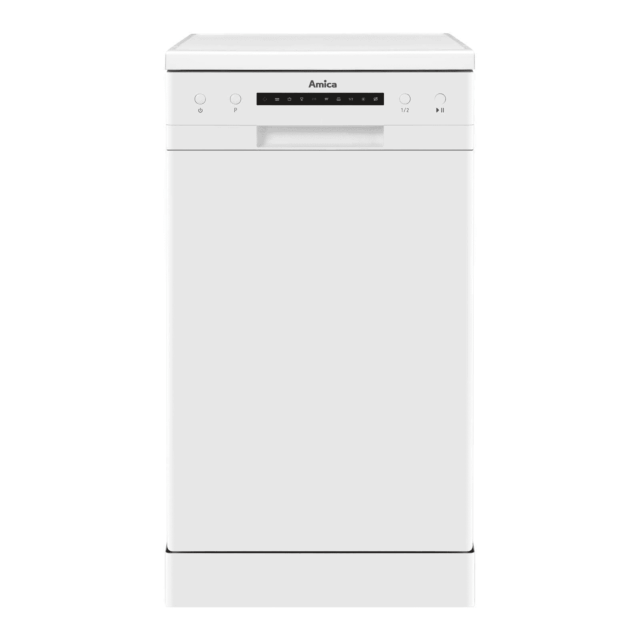 Amica ADF410WH 45cm fs dw 9 places, 6 progs and A++ energy rating