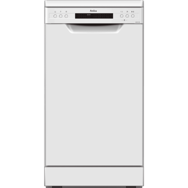 Amica ADF430WH 45cm fs dw 9 places, 6 progs, delay timer and A++ energy 