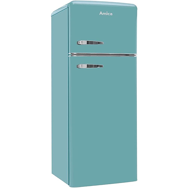 Amica FDR2213DB 55cm 30/70  Fridge Freezer - Duck Egg