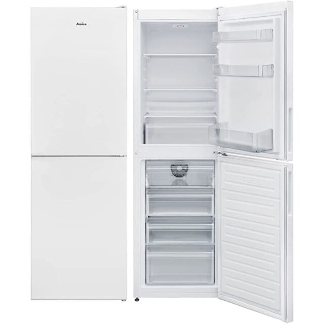 Amica FK2623F 55cm, 166cm high 50/50 fridge freezer, fr 142ltr, fzr 95ltr, FF, RD
