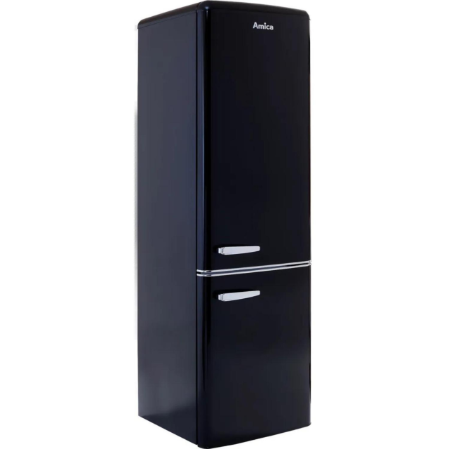 Amica FKR29653B/1 55cm 70/30 Fridge Freezer - Black