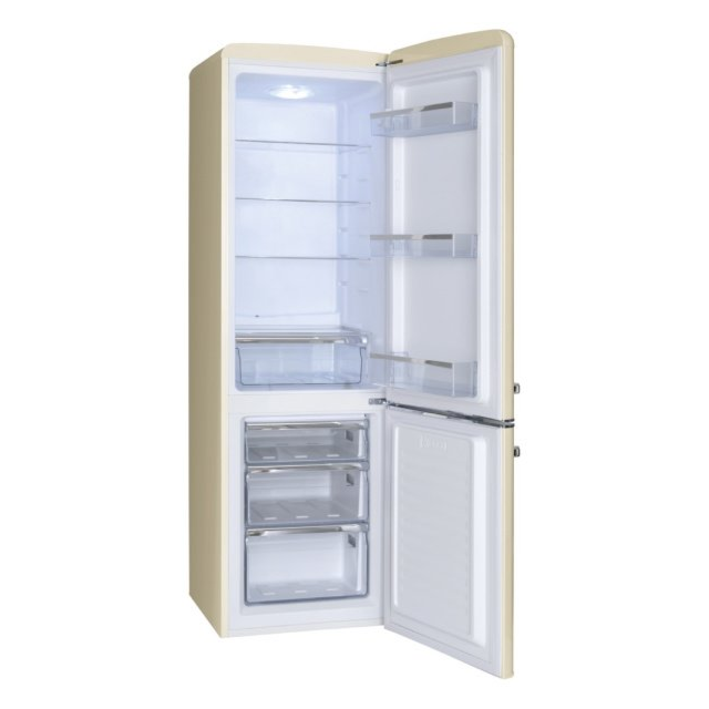 Amica FKR29653C 55cm 60/40 Manual Fridge Freezer - Cream