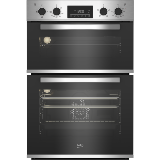 Beko Plc CDFY22309X 60cm Built In High Specification RecycledNetâ„¢ Double Oven - Stainless Steel