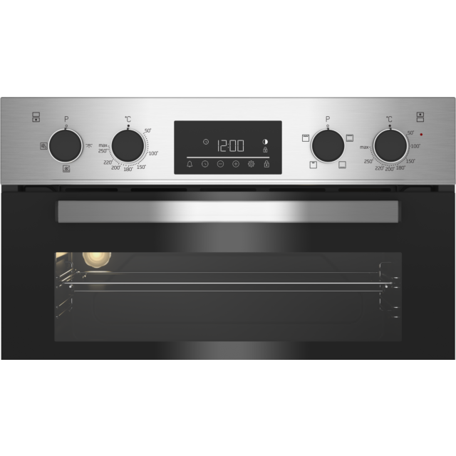 Beko Plc CDFY22309X 60cm Built In High Specification RecycledNetâ„¢ Double Oven - Stainless Steel