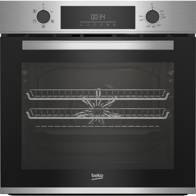 Beko CIFY81X 60Cm Intergrated Stainless Steel Single Fan Oven With Aeroperfect Technology