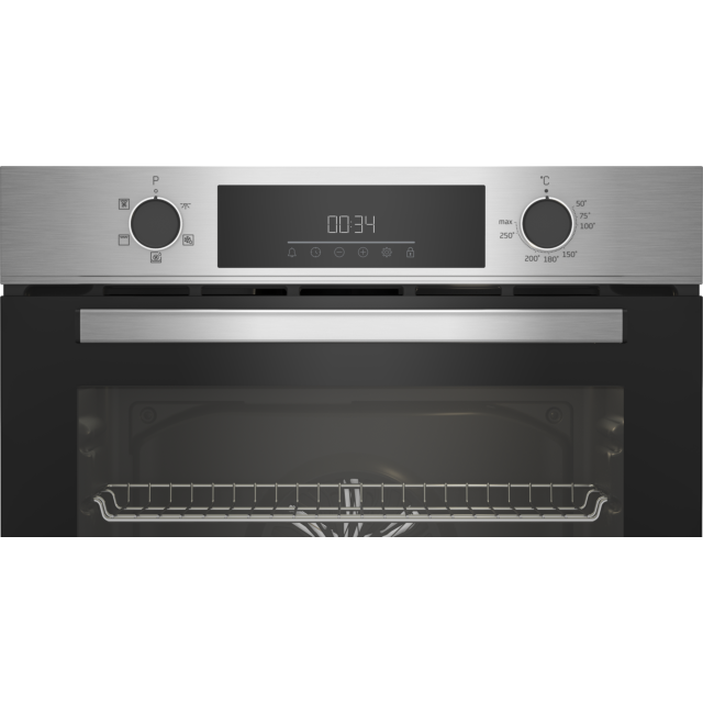 Beko CIFY81X 60Cm Intergrated Stainless Steel Single Fan Oven With Aeroperfect Technology