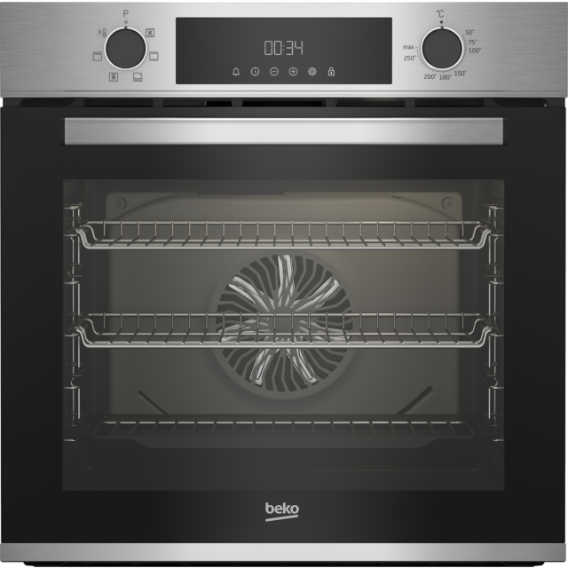 Beko CIMY91X 60Cm Integrated Stainless Steel Single Multi-Function Oven With Large Oven Capacity, Ae