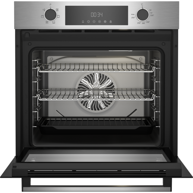 Beko CIMY91X 60Cm Integrated Stainless Steel Single Multi-Function Oven With Large Oven Capacity, Ae