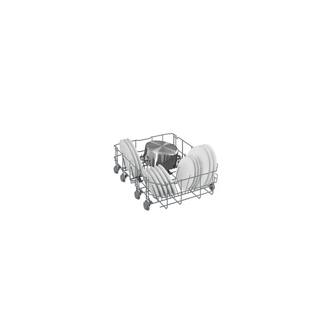Beko DIS15020 81.8Cm Intergrated Slimline Dishwasher With 5 Programmes, Quickwash Features, Removabl