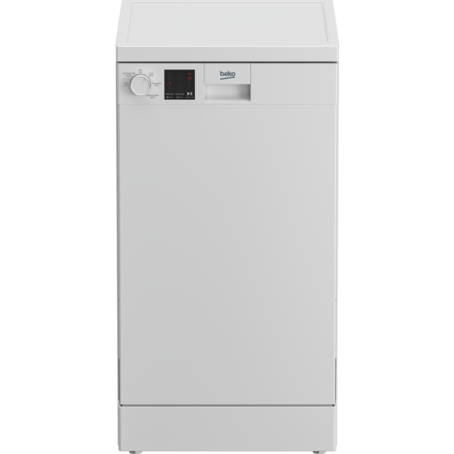 Beko DVS05C20W Slimline Dishwasher - White - 10 Place Settings