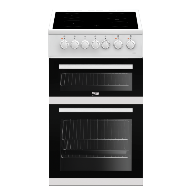 Beko Plc EDVC503W 50cm Electric Double Oven - White