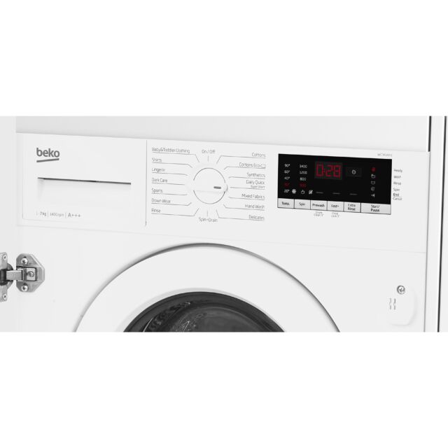 Beko WIC74545F2  Cold Washing Capacity (Cotton): 