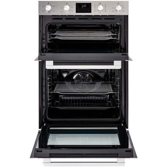 Belling 444411402  BI903MFC 59.4cm Built In Electric Double Oven - Stainless Steel