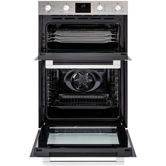 Belling 444411402  BI903MFC 59.4cm Built In Electric Double Oven - Stainless Steel