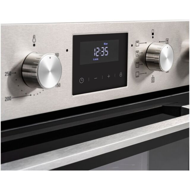 Belling 444411402  BI903MFC 59.4cm Built In Electric Double Oven - Stainless Steel