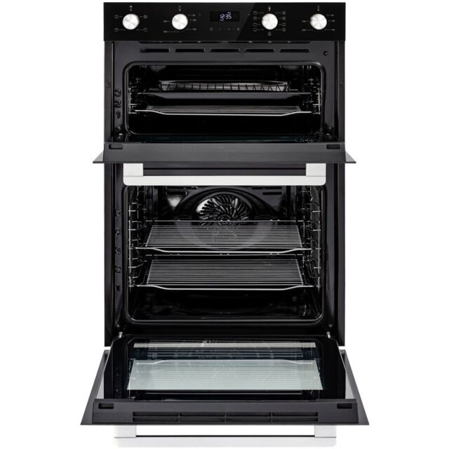 Belling 444411403  BI903MFC 59.4cm Built In Electric Double Oven - Black