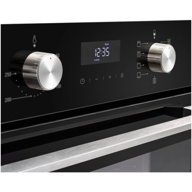 Belling 444411403  BI903MFC 59.4cm Built In Electric Double Oven - Black