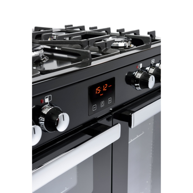 Belling 444444071 Cookcentre 90DFT Dual Fuel Range Cooker - Black