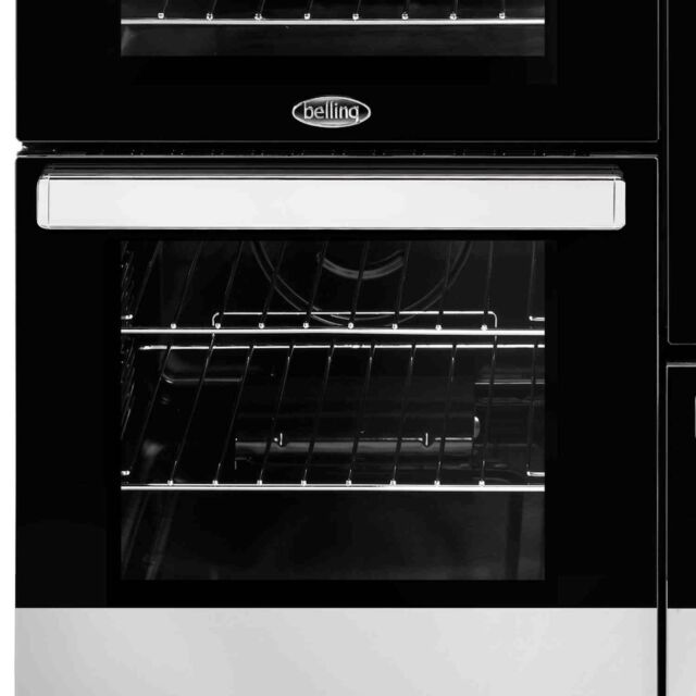 Belling 444444085  100E 99.6cm Electric Rangecooker with Triple Oven and Ceramic Hob - Stainless Steel