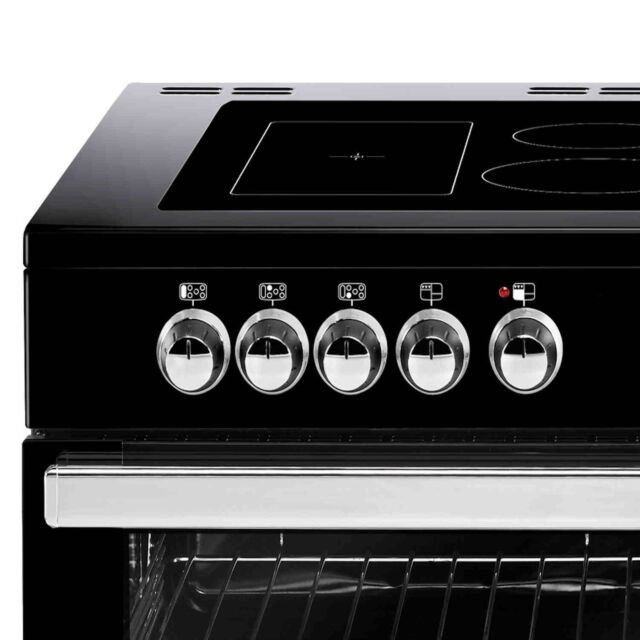 Belling 444444098  110E 110cm Electric Rangecooker with Double Oven and Ceramic Hob - Black