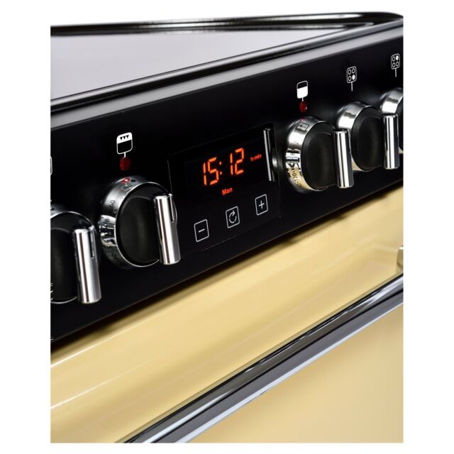 Belling 444444710 60cm Electric Range Cooker with Ceramic Hob - Cream