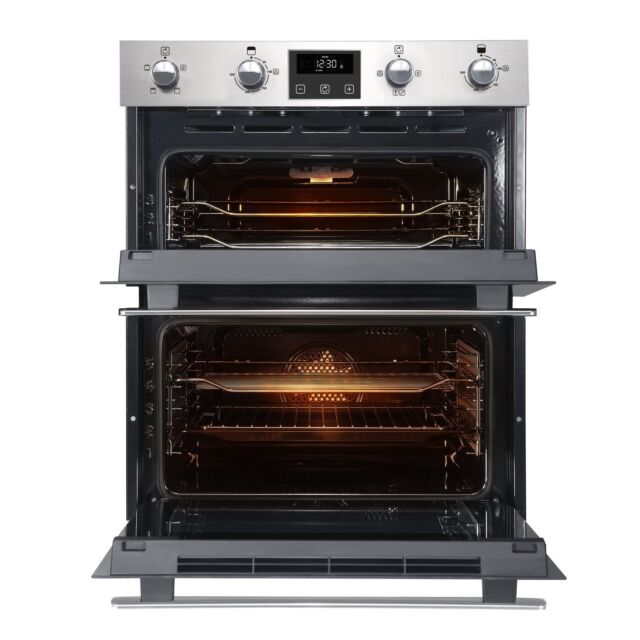 Belling 444444781  BI702FP 59.5cm Built In Electric Double Oven - Stainless Steel