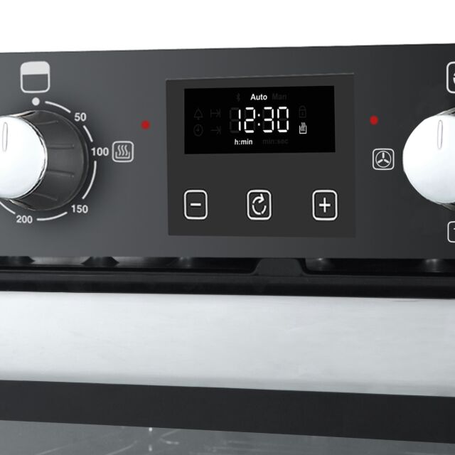 Belling BI902FPBLK  Built In Electric Double Oven - Black