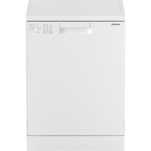 Blomberg LDF30210W Freestanding White Full Size Dishwasher With 14 Place Settings, Flexible Baskets 