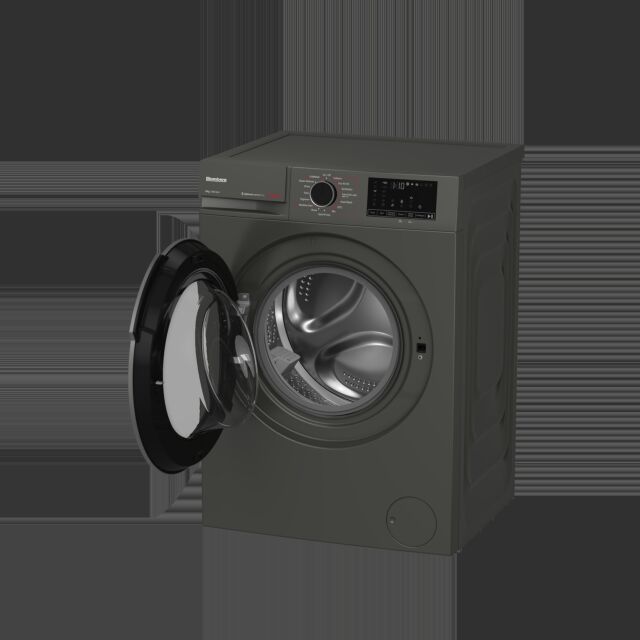Blomberg LWA18461G 8kg 1400 Spin RecycledTub Washing Machine - Graphite