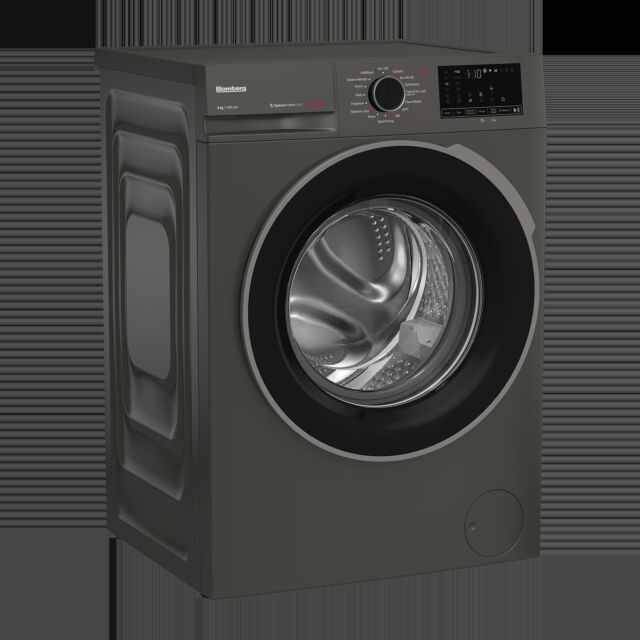 Blomberg LWA18461G 8kg 1400 Spin RecycledTub Washing Machine - Graphite