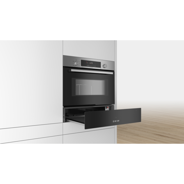 Bosch BIC510NB0 14cm high, warming drawer, 3 settings, push-pull opening
