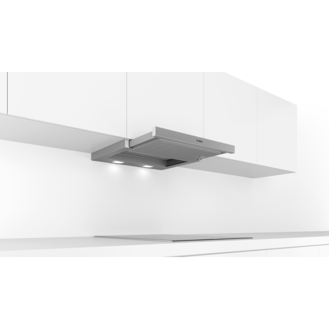 Bosch DFM063W56B 60cm wide, Logo Design Handle, 3 speed , Rocker Switch Control, LED Lights. Optiona