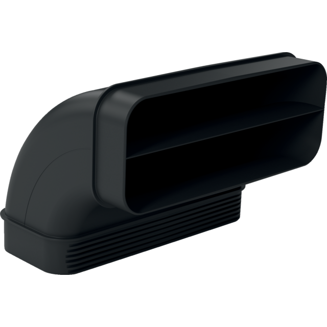 Bosch HEZ9VDSB2 Flat channel 90º vertical bend (large Radius), suitable for worktop depth minimum 70
