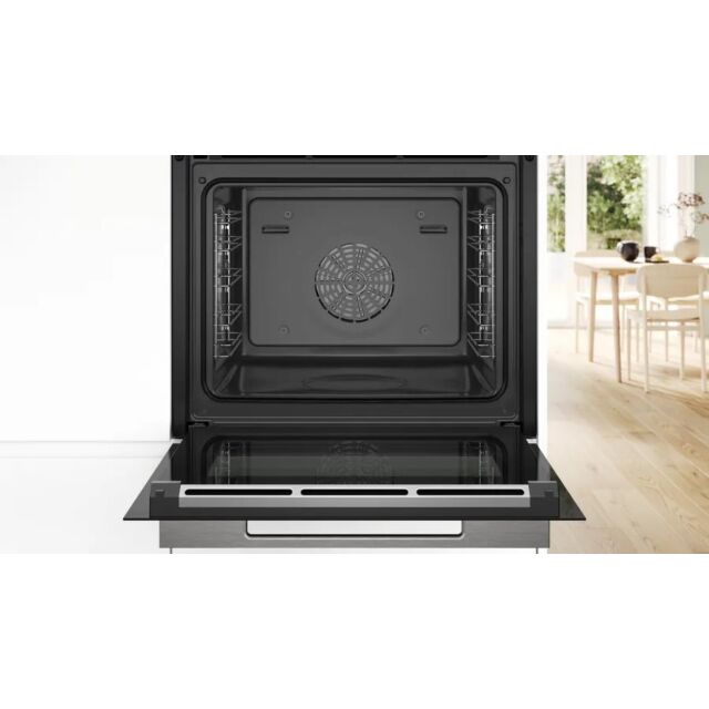 Bosch HSG7364B1B 59.4cm Built In Electric Single Oven - Black