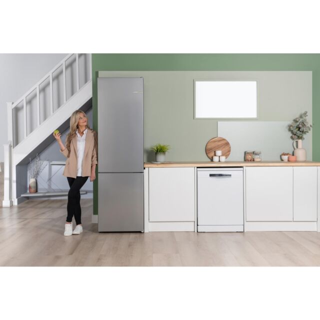 Bosch KGN392LAF 60cm 70/30  Fridge Freezer - Stainless Steel