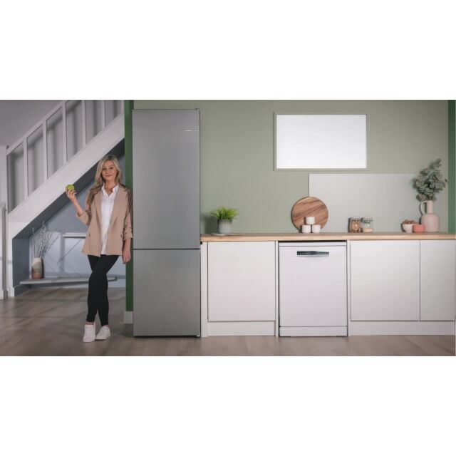 Bosch KGN392LAF 60cm 70/30  Fridge Freezer - Stainless Steel