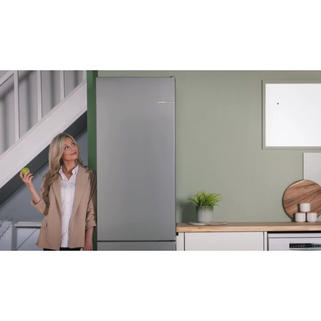 Bosch KGN392LAF 60cm 70/30  Fridge Freezer - Stainless Steel