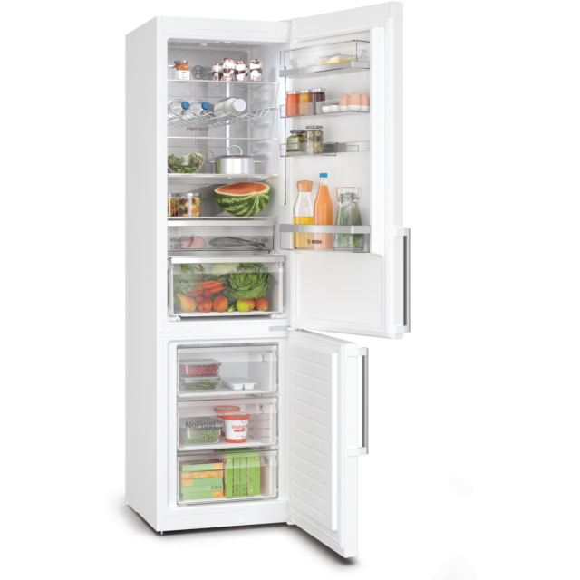 Bosch KGN39AWCTG Bosch Series 6 Nofrost Freestanding Fridge Freezer, 203 X 60Cm - White