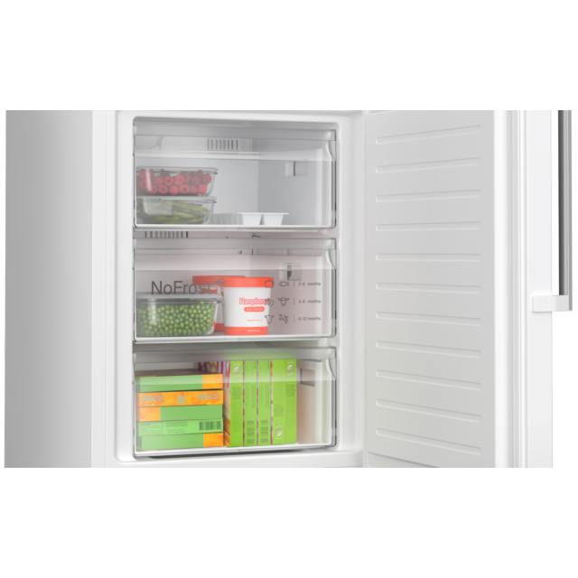 Bosch KGN39AWCTG Bosch Series 6 Nofrost Freestanding Fridge Freezer, 203 X 60Cm - White