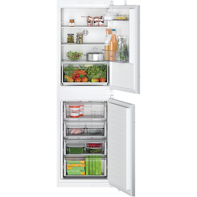 Bosch KIN85NSF0G Bosch Series 2 Nofrost Built-In Fridge Freezer, 177.2 X 54.1Cm, Sliding Hinge 