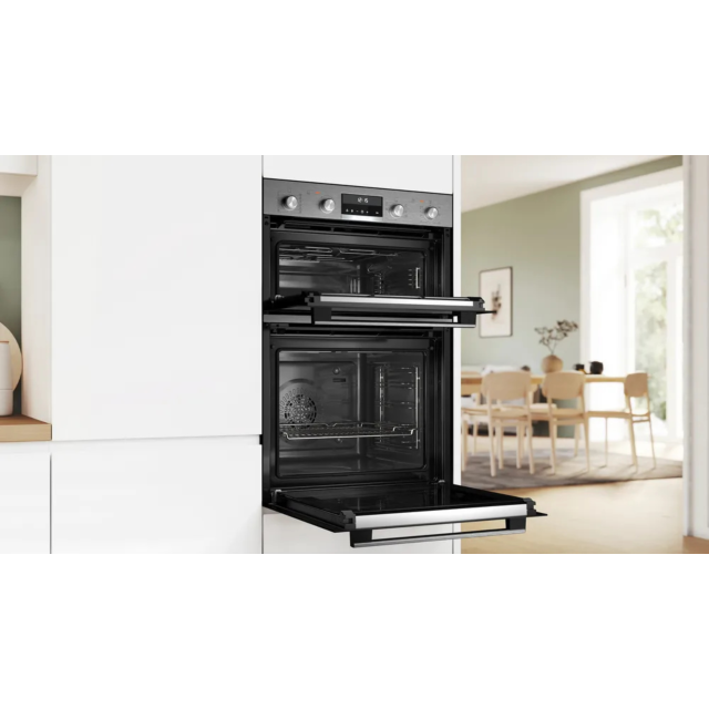 Bosch MBA578BS7B Electric Double Pyrolytic Oven Stainless