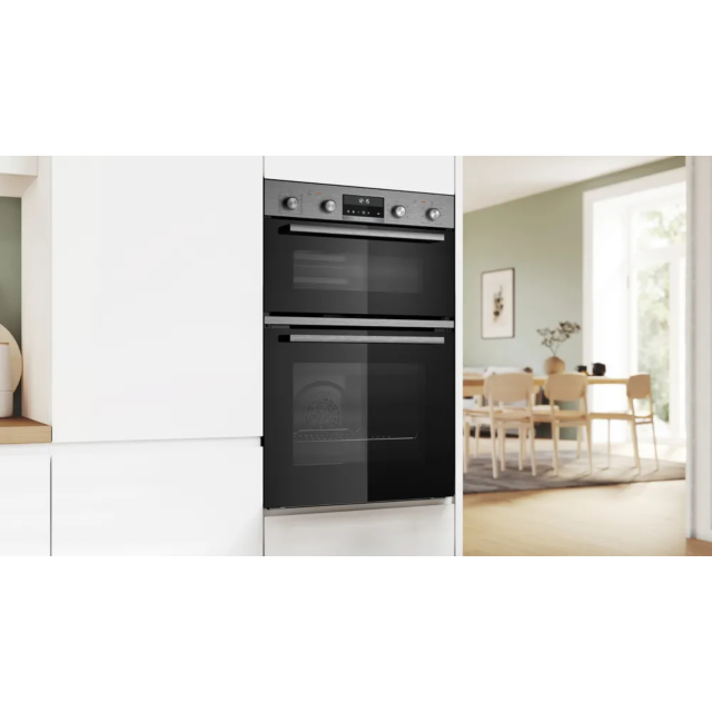 Bosch MBA578BS7B Electric Double Pyrolytic Oven Stainless