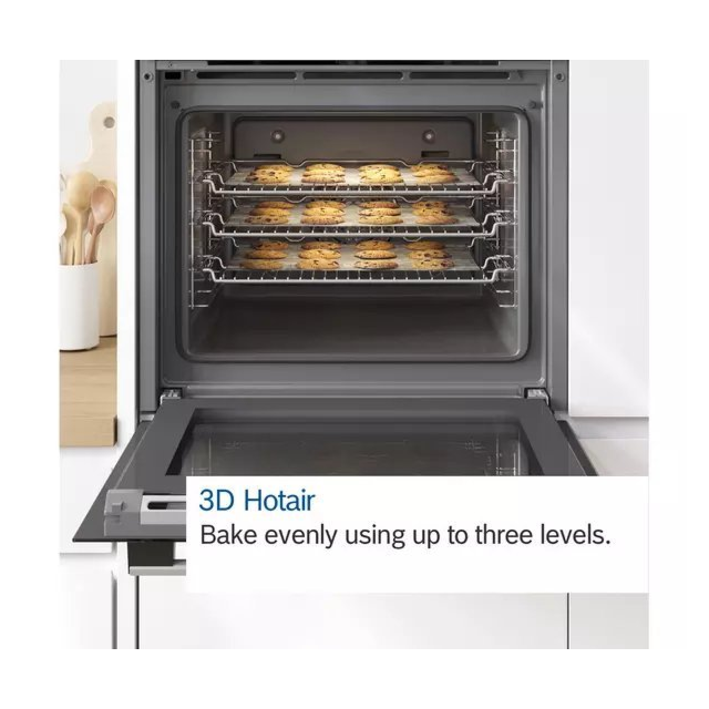 Bosch MBS533BB0B Series 4 Built-In Double Electric Oven