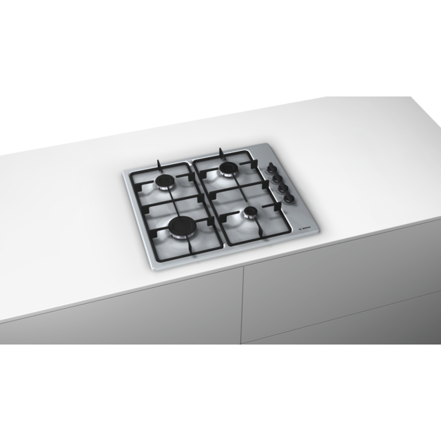 Bosch PBP6B5B60 60cm, 4 burners, Cast Iron finish supports, Side control