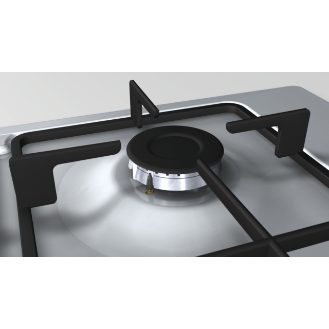 Bosch PBP6B5B60 60cm, 4 burners, Cast Iron finish supports, Side control