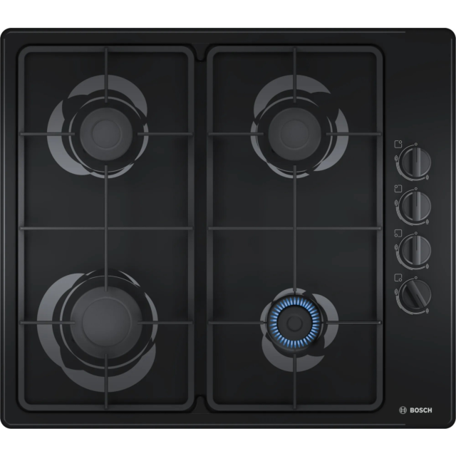 Bosch PBP6B6B60 58cm Gas Hob - Black