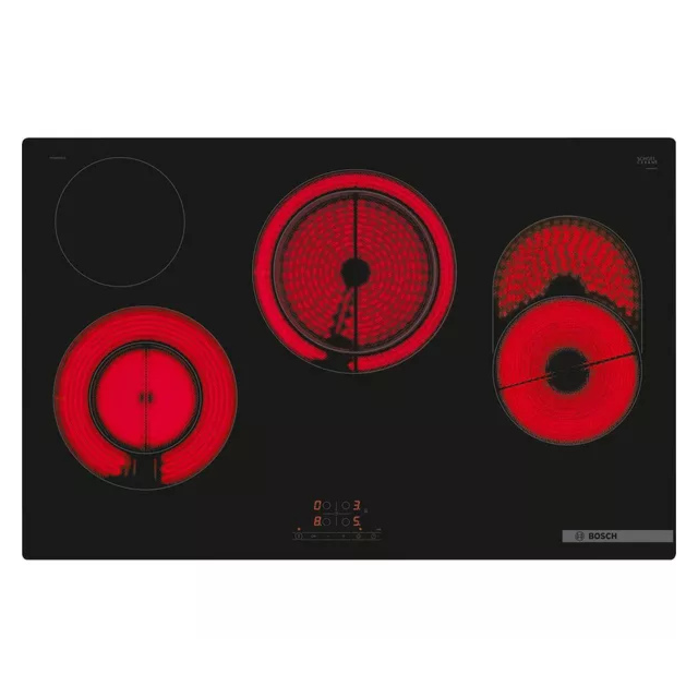 Bosch PKH811BB1D 80cm Electric Ceramic Hob Black