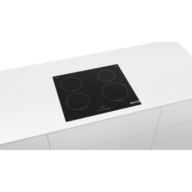 Bosch PUE611BB5E 60cm Induction Hob, Touch Control, 4 Zones, Frameless, 17 power levels, 4.6kW